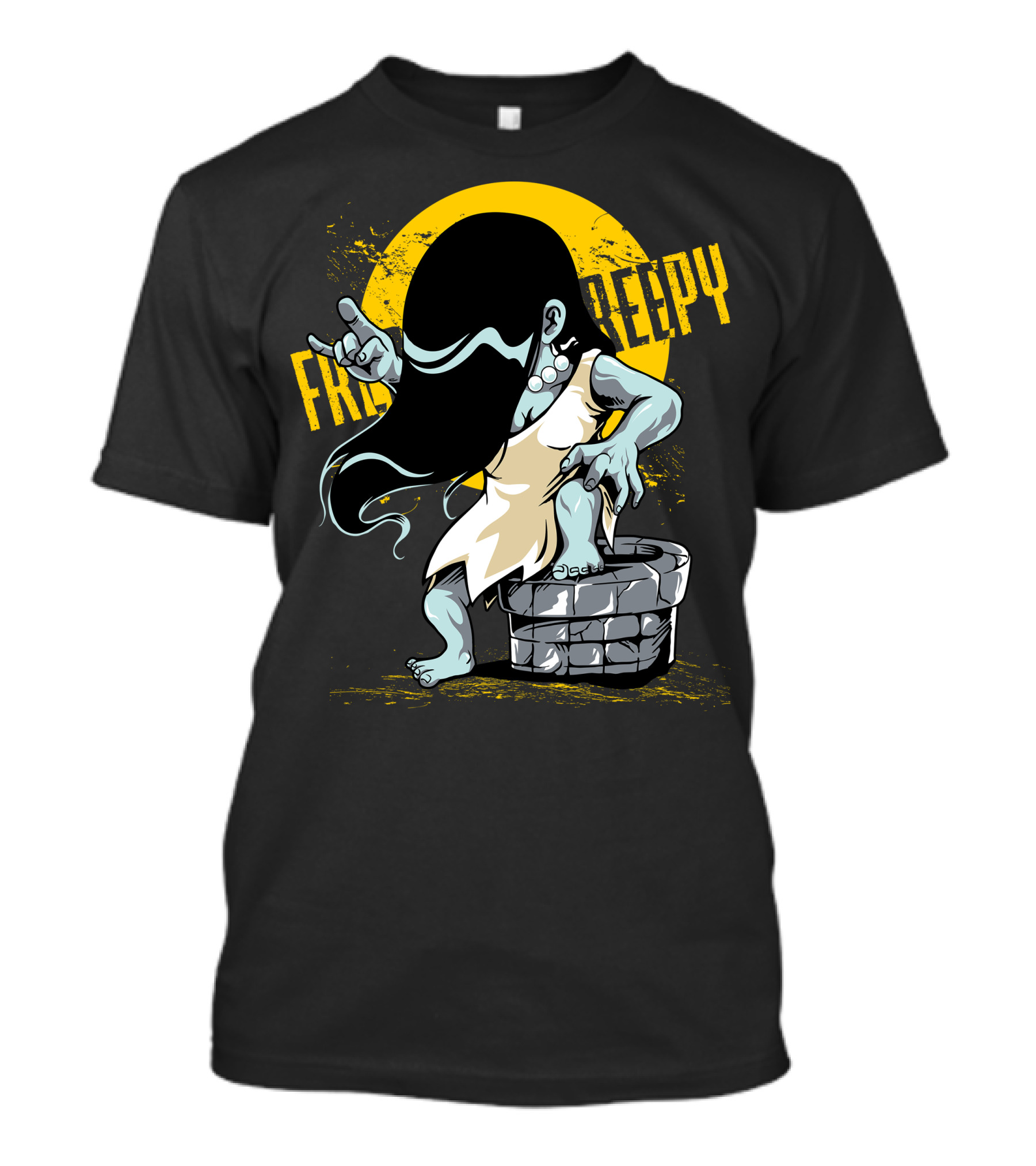 Creepy Rock And Roll Monster From The Well T-Shirt