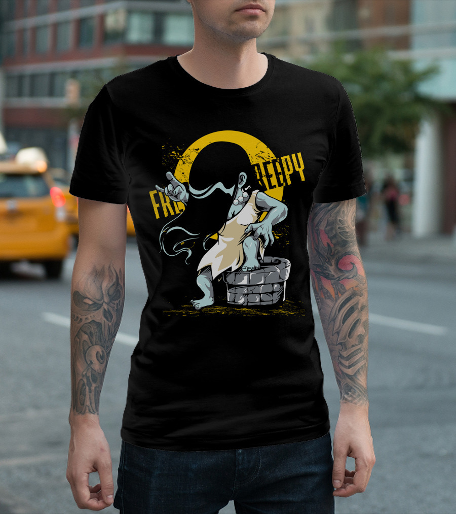 Creepy Rock And Roll Monster From The Well T-Shirt