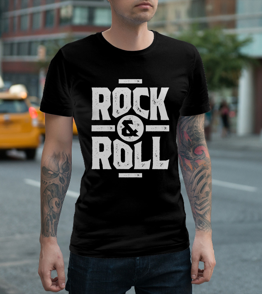 Rock And Roll Vintage Style Music T-Shirt
