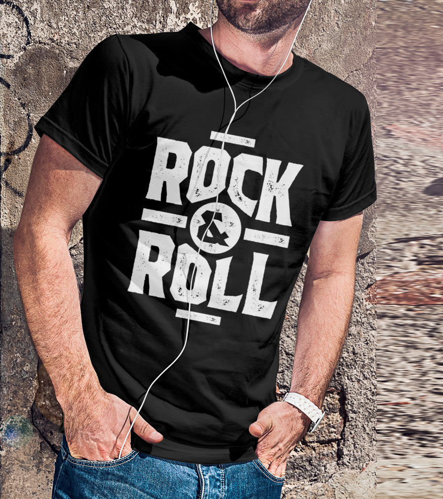 Rock And Roll Vintage Style Music T-Shirt