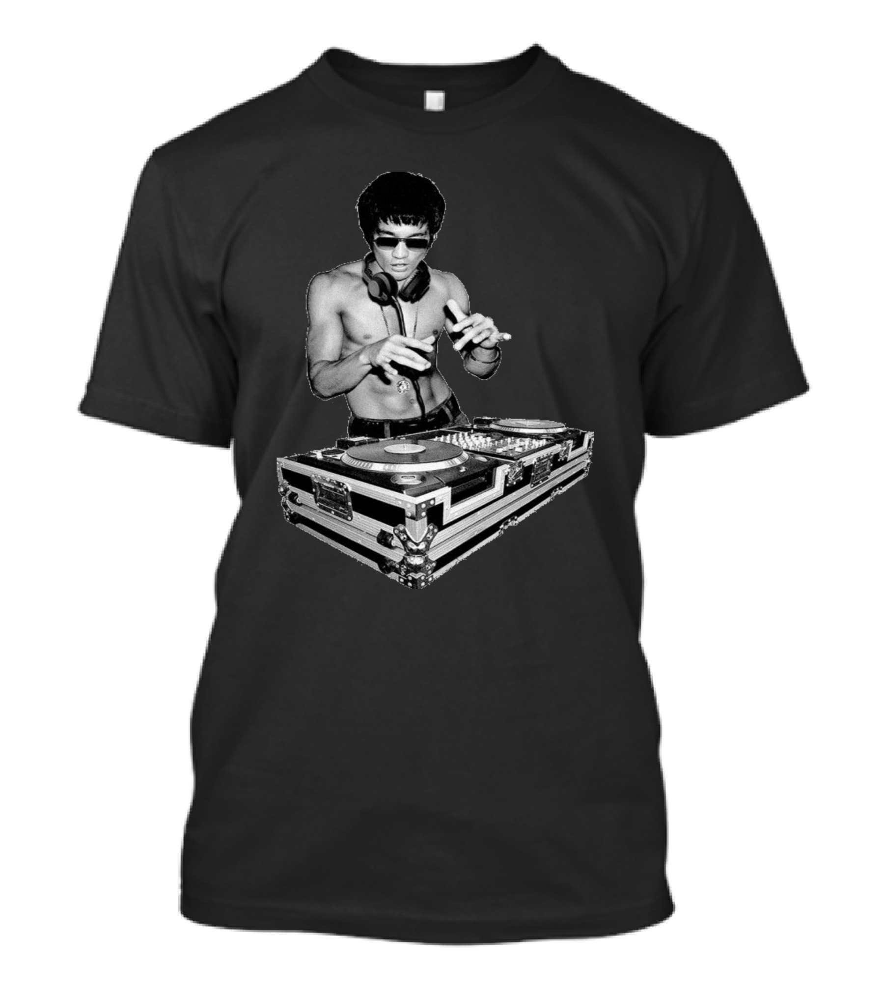 Dj Bruce Funny Bruce Lee Dj T-Shirt