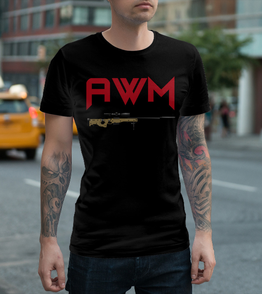 AWM Sniper Rifle Iconic T-Shirt