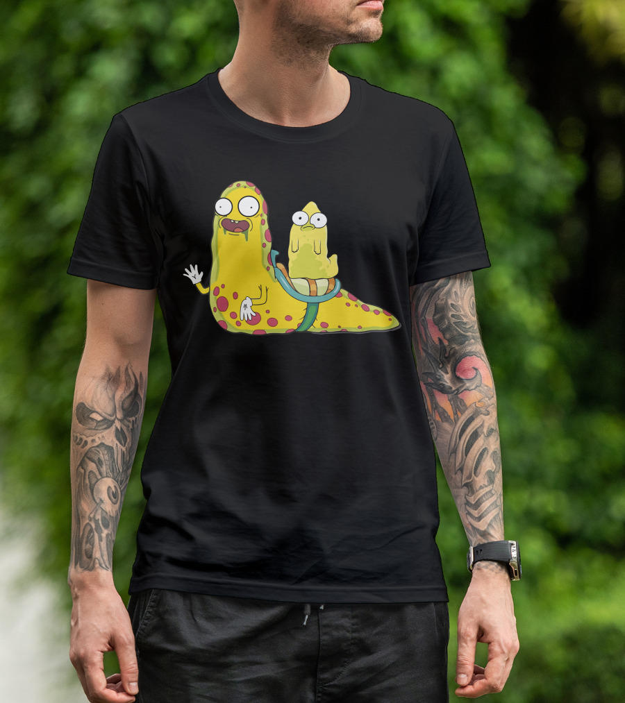 Solar Opposites Slug Pupa Funny Alien Creature Duo T-Shirt