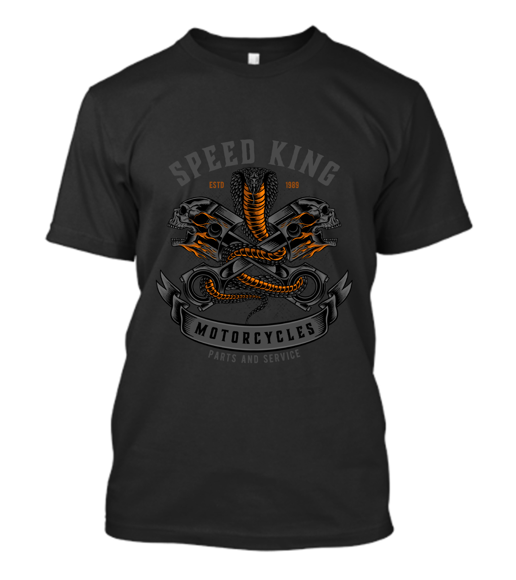 Speed King Motorcycles Estd 1989 Parts And Service T-Shirt