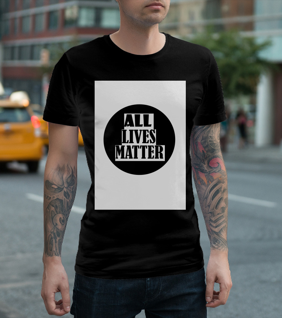 ALL LIVES MATTER BLACK CIRCLE T-Shirt