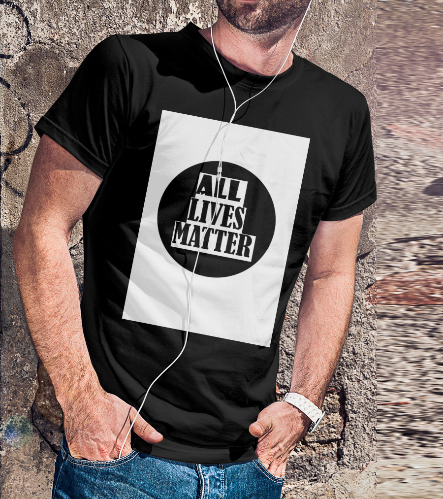 ALL LIVES MATTER BLACK CIRCLE T-Shirt