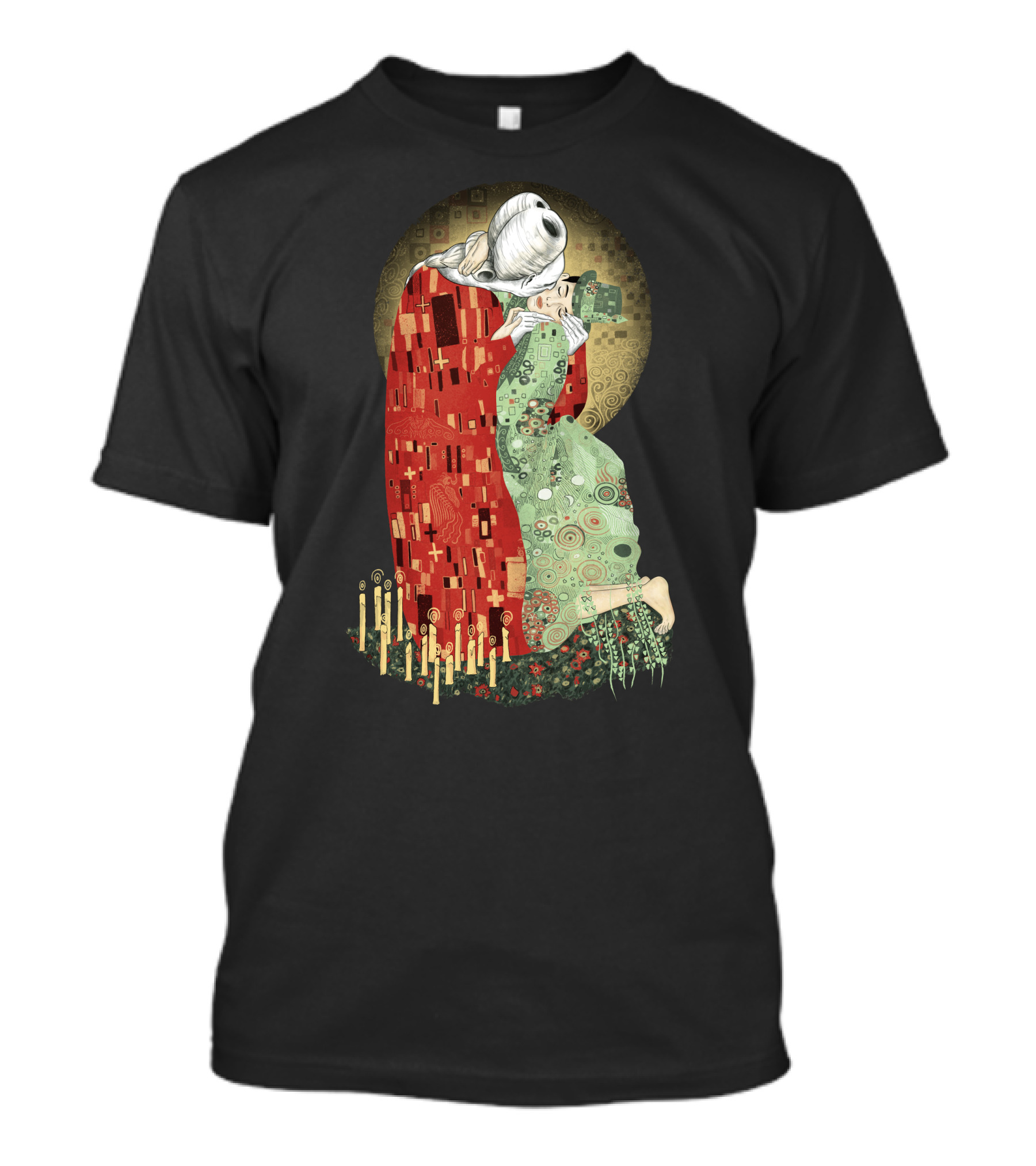 The Bloody Kiss Klimt Mashup Halloween Special Edition T-Shirt