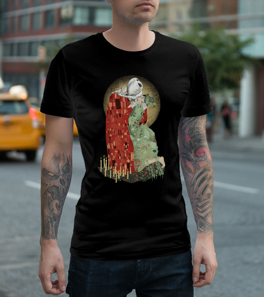 The Bloody Kiss Klimt Mashup Halloween Special Edition T-Shirt