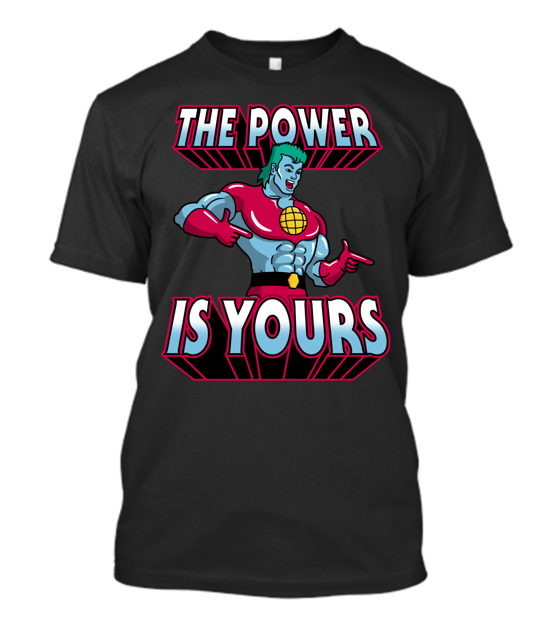 Captain Planet The Power Is Yours T-Shirt