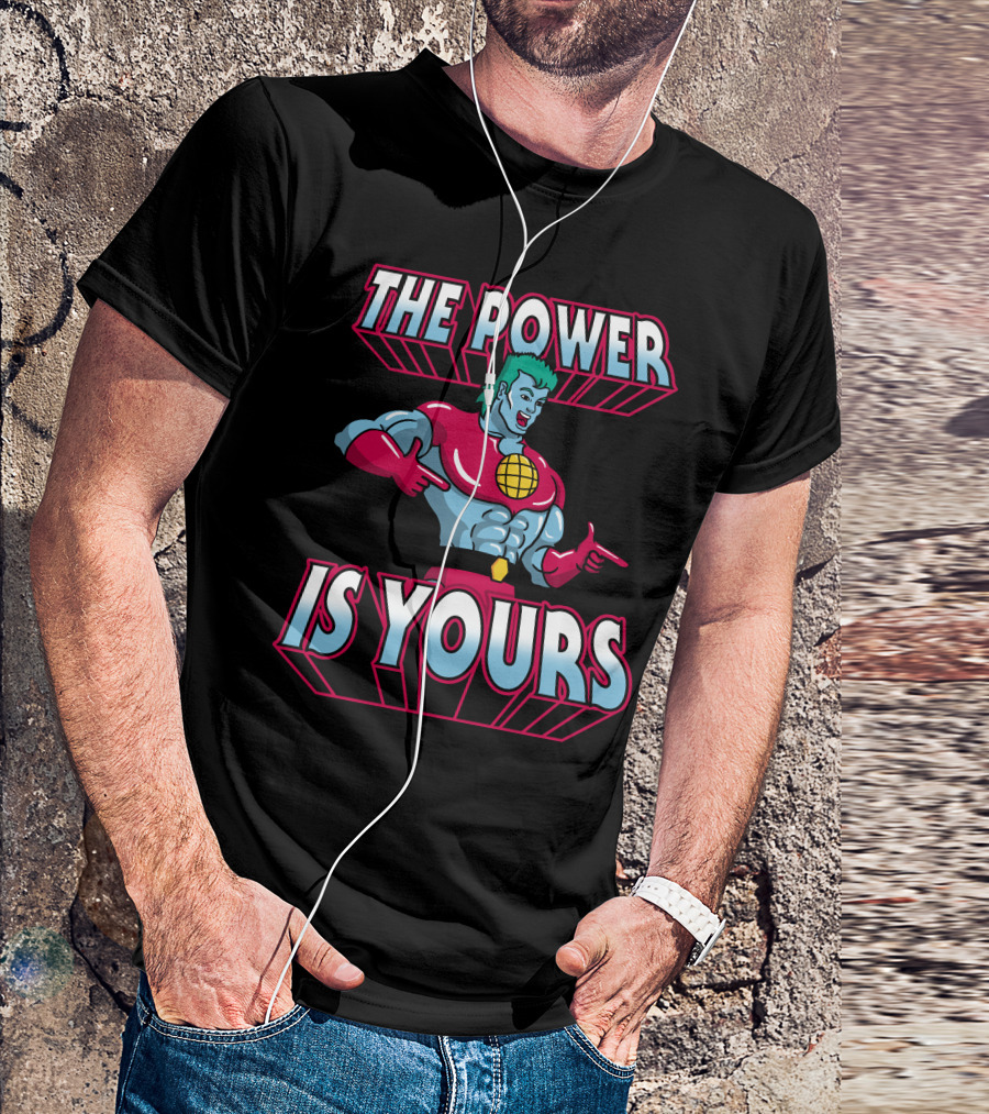Captain Planet The Power Is Yours T-Shirt