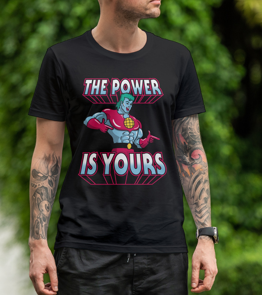 Captain Planet The Power Is Yours T-Shirt