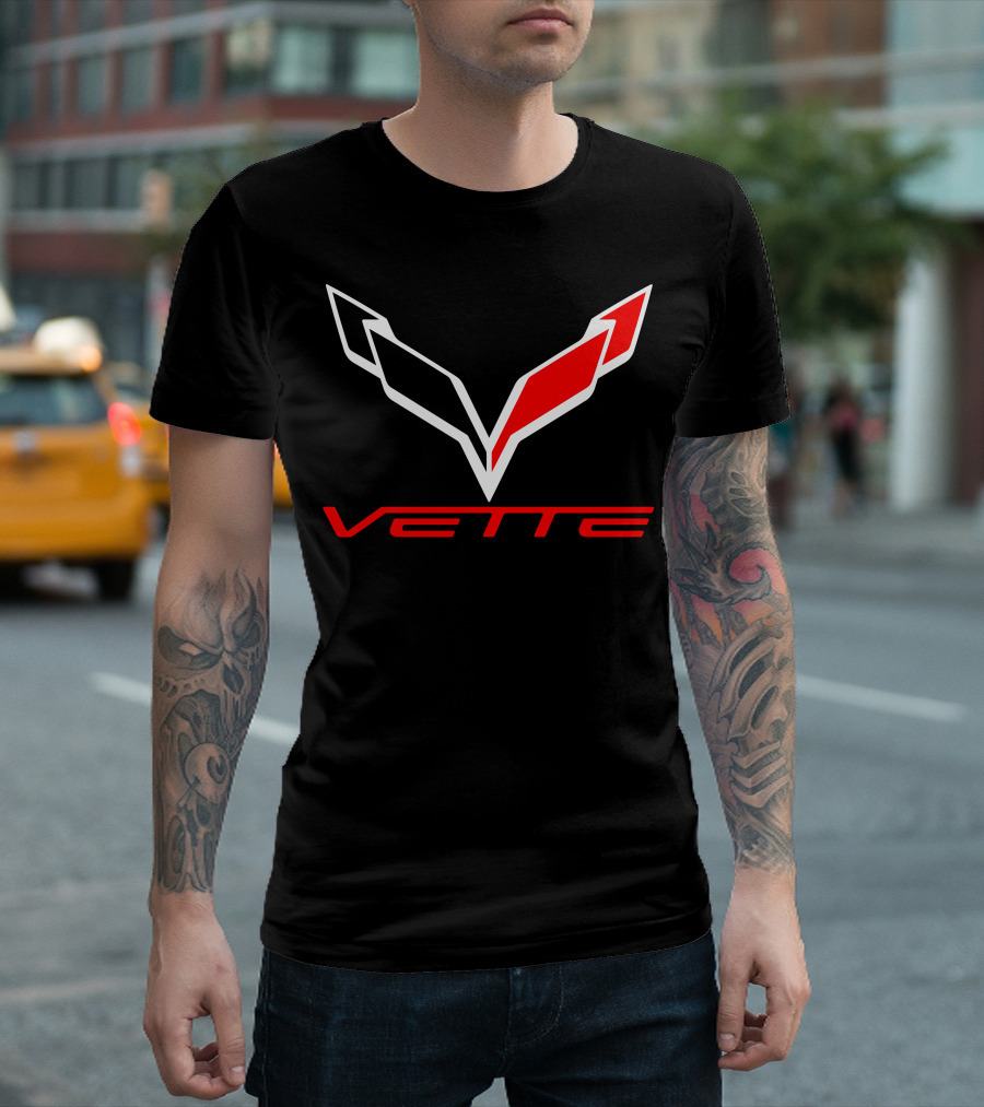 Vette Red Black Iconic T-Shirt