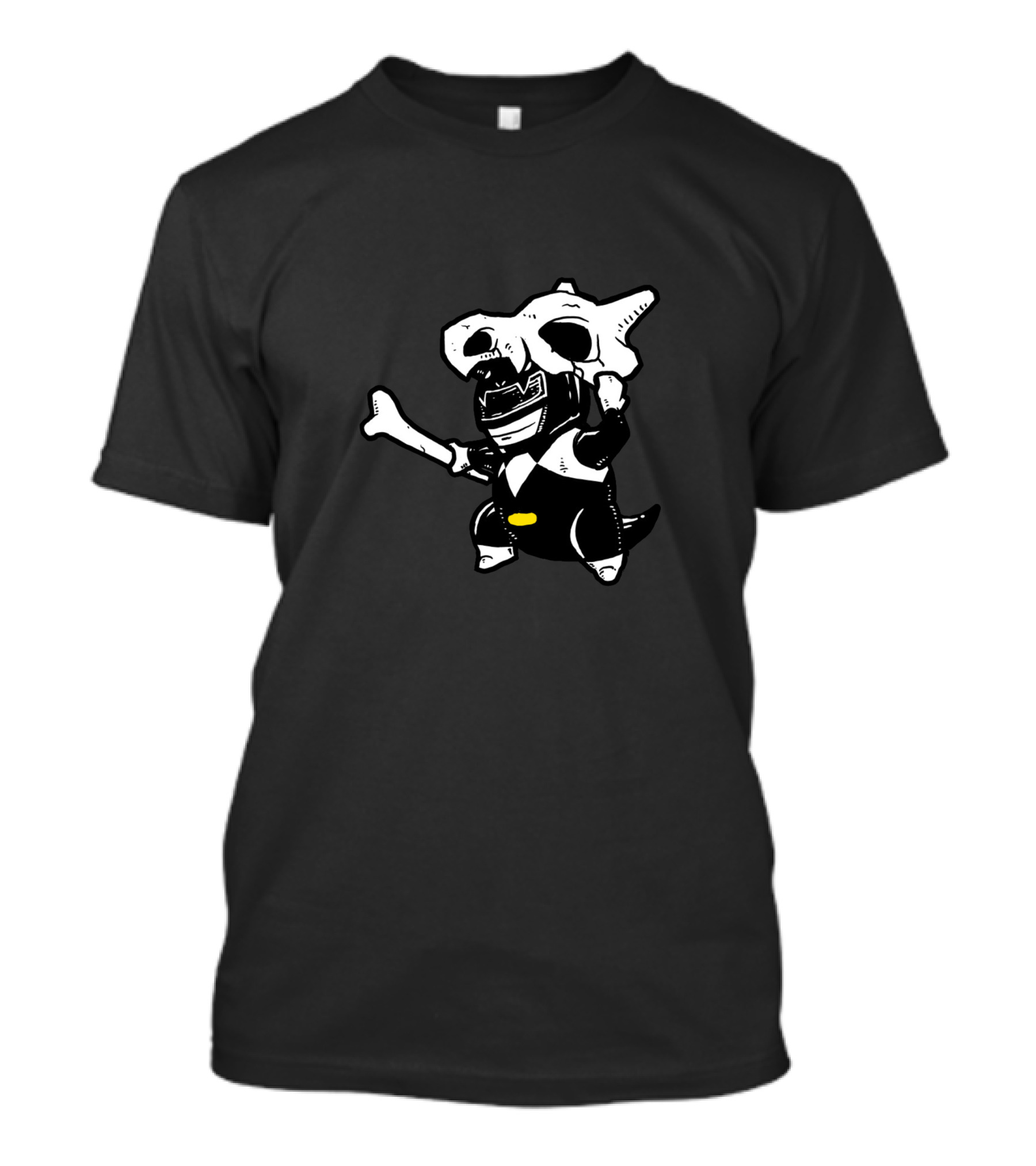 Mighty Morphin Power Ranger Meets Dinosaur Fusion Black Ranger Dog T-Shirt