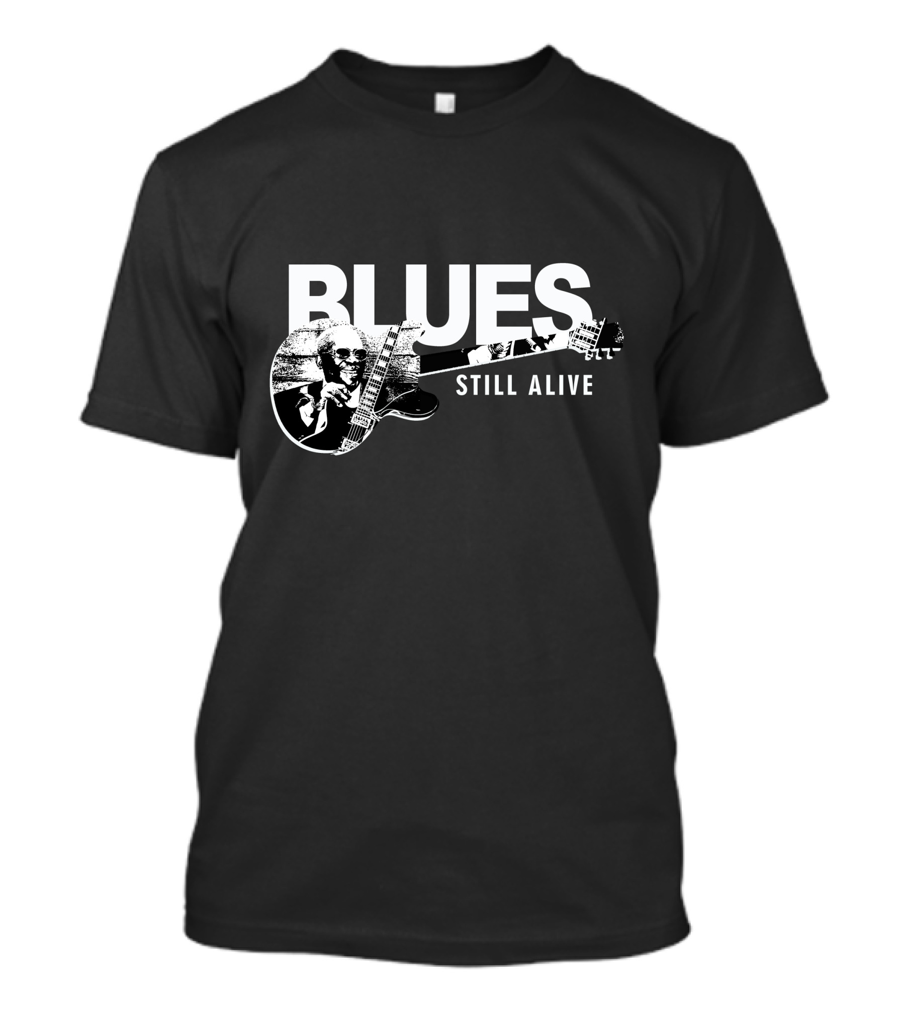 Blues Still Alive Guitar Legend Iconic T-Shirt