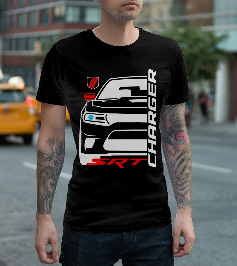 SRT Charger American Muscle Car Front T-Shirt