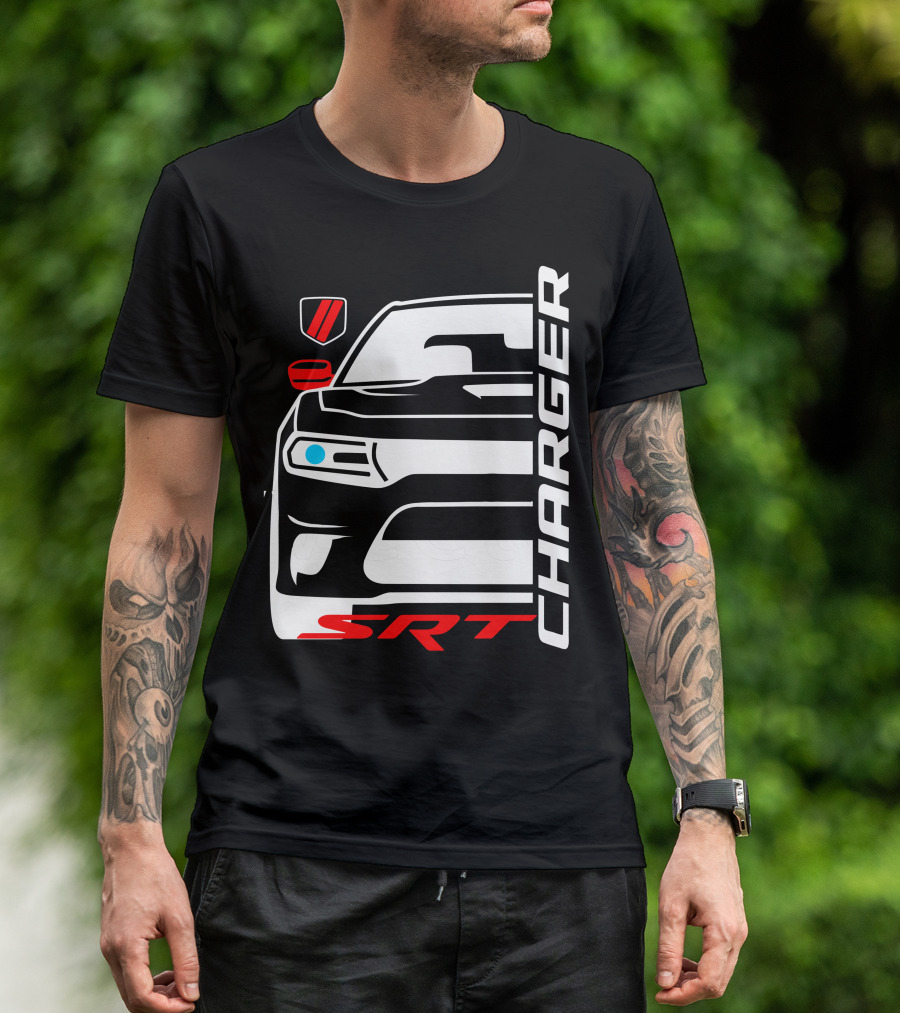SRT Charger American Muscle Car Front T-Shirt