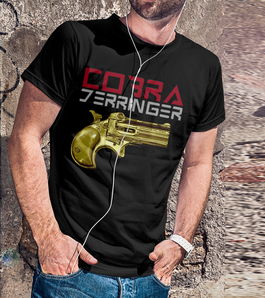 COBRA Derringer Golden Pistol T-Shirt