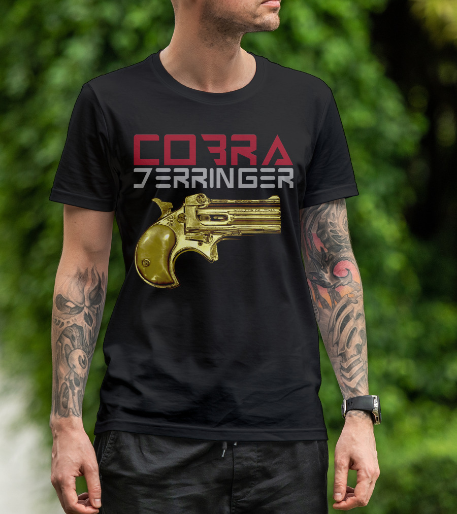 COBRA Derringer Golden Pistol T-Shirt