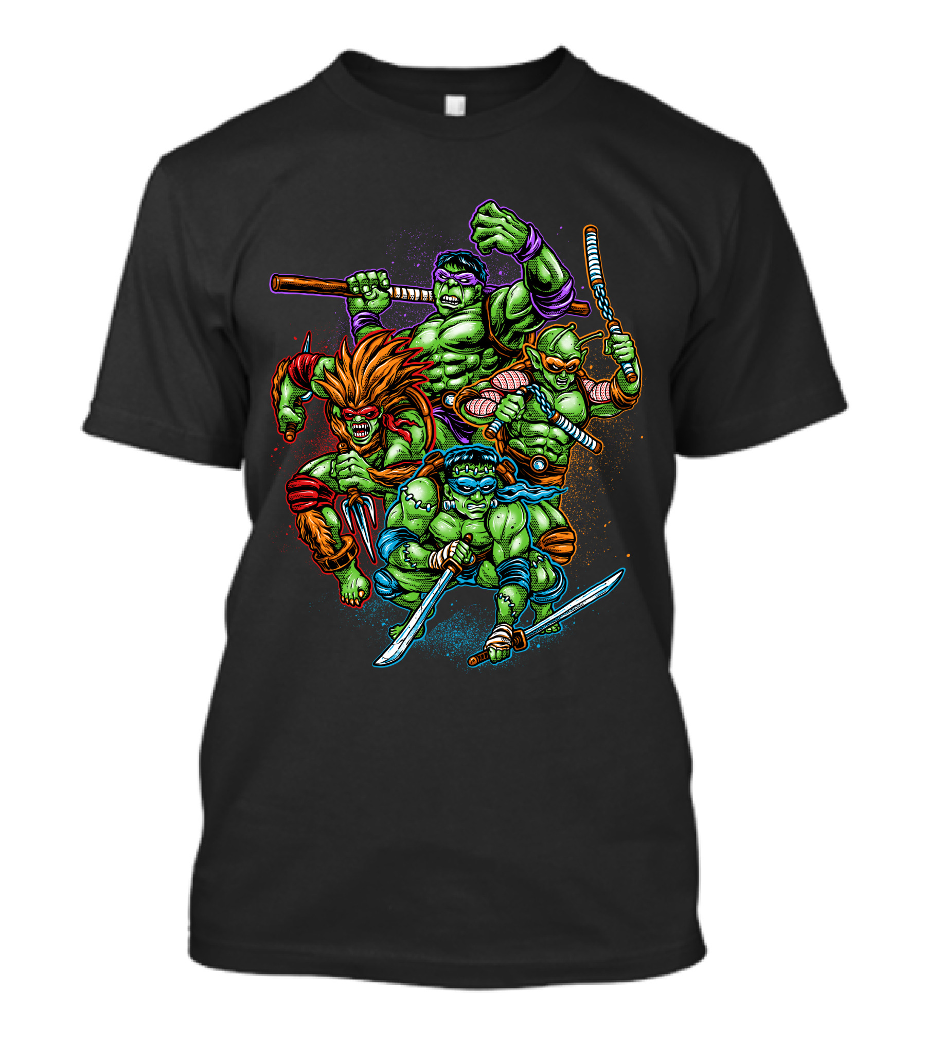 Teenage Mutant Ninja Hulks Crossover Villain T-Shirt
