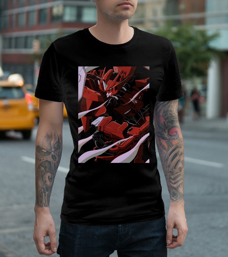 Gundam Astaroth Origin Dynamic Red Mecha T-Shirt