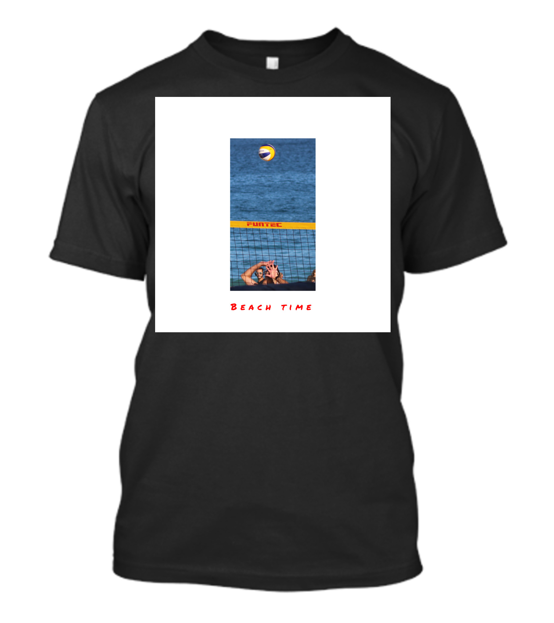 Beach Time Funtec Volleyball At The Sea T-Shirt