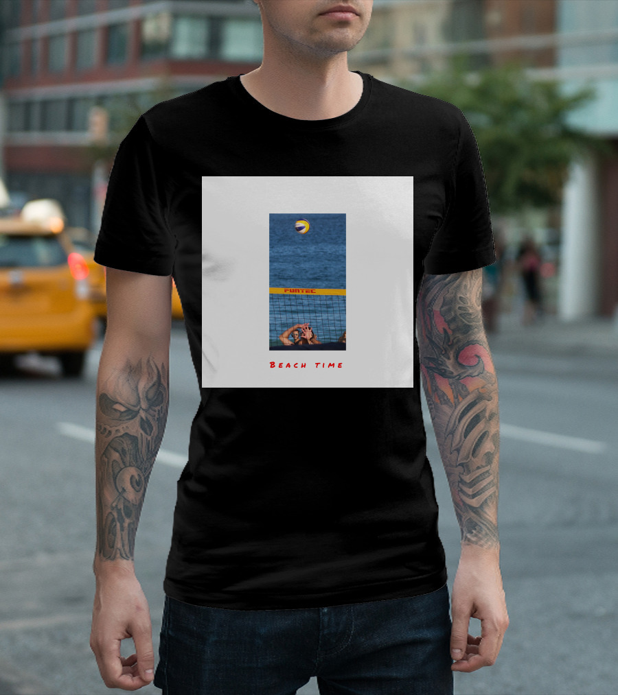 Beach Time Funtec Volleyball At The Sea T-Shirt