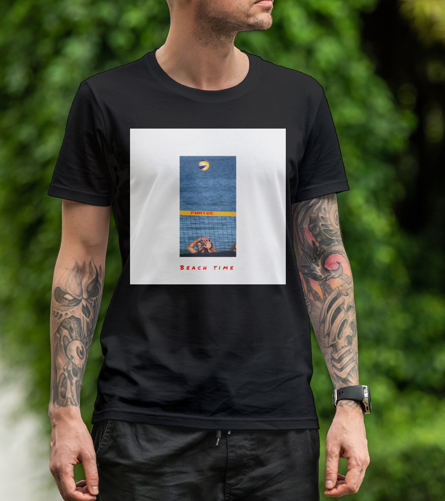 Beach Time Funtec Volleyball At The Sea T-Shirt