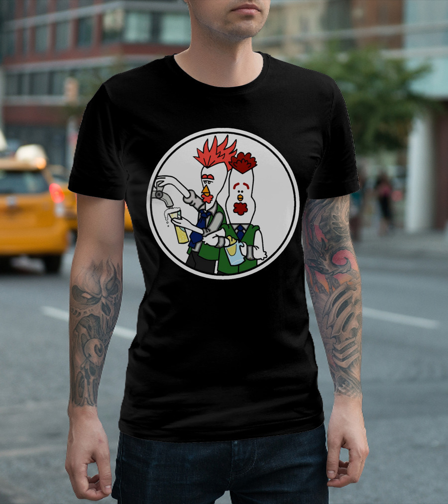 Chicken Tenders Bartenders Pouring Drinks T-Shirt