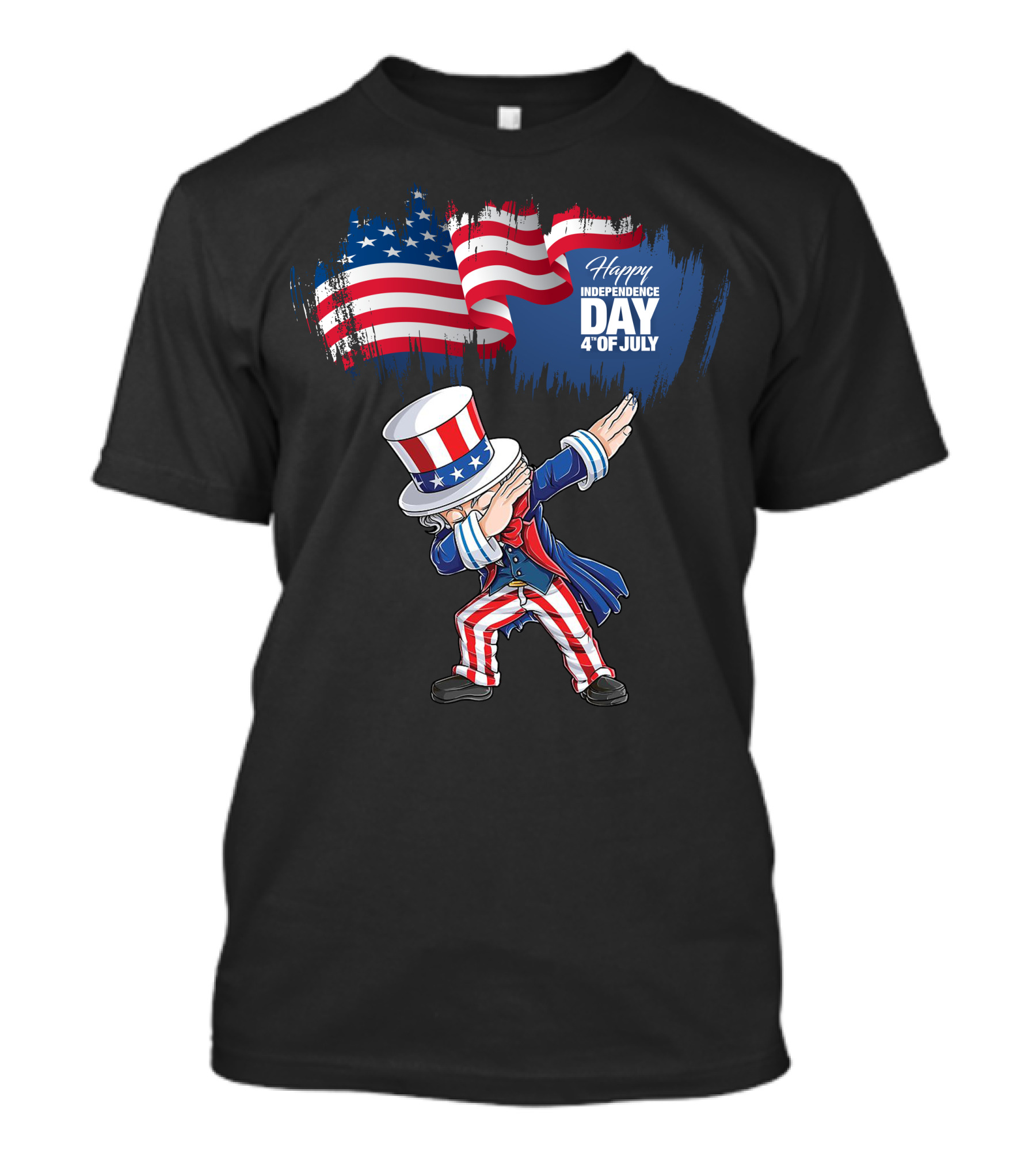 Happy Independence Day 4th Of July Dabbing Uncle Sam T-Shirt