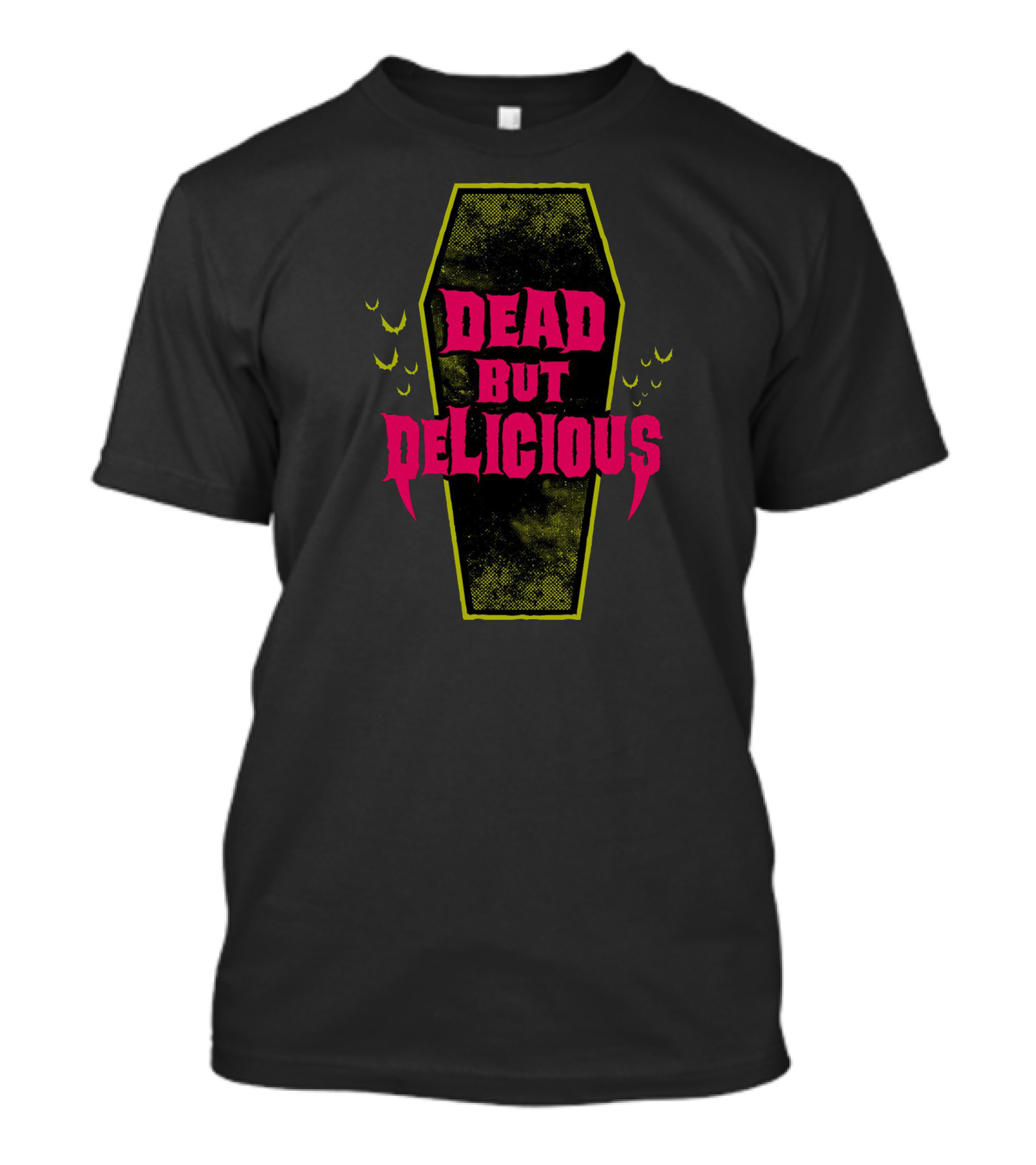 Dead But Delicious Coffin Vampire Bats T-Shirt