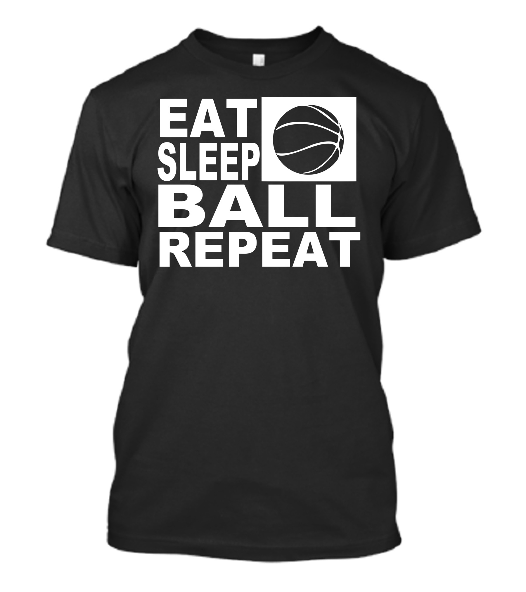 Eat Sleep Ball Repeat Basketball Lifestyle T-Shirt