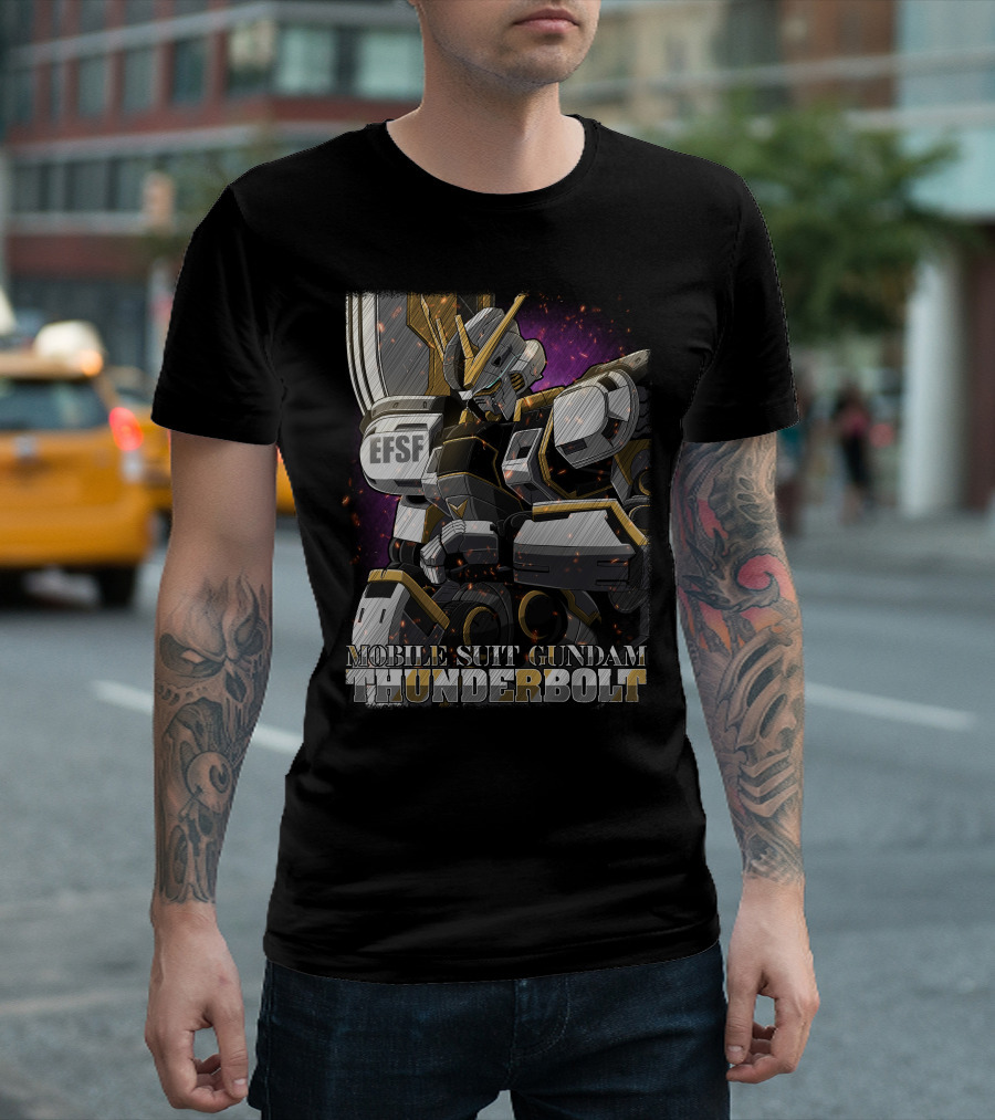 Mobile Suit Gundam Thunderbolt EFSF Atlas T-Shirt