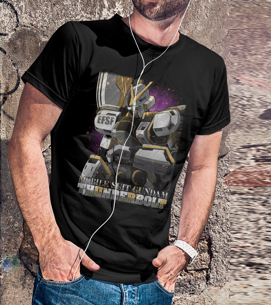 Mobile Suit Gundam Thunderbolt EFSF Atlas T-Shirt