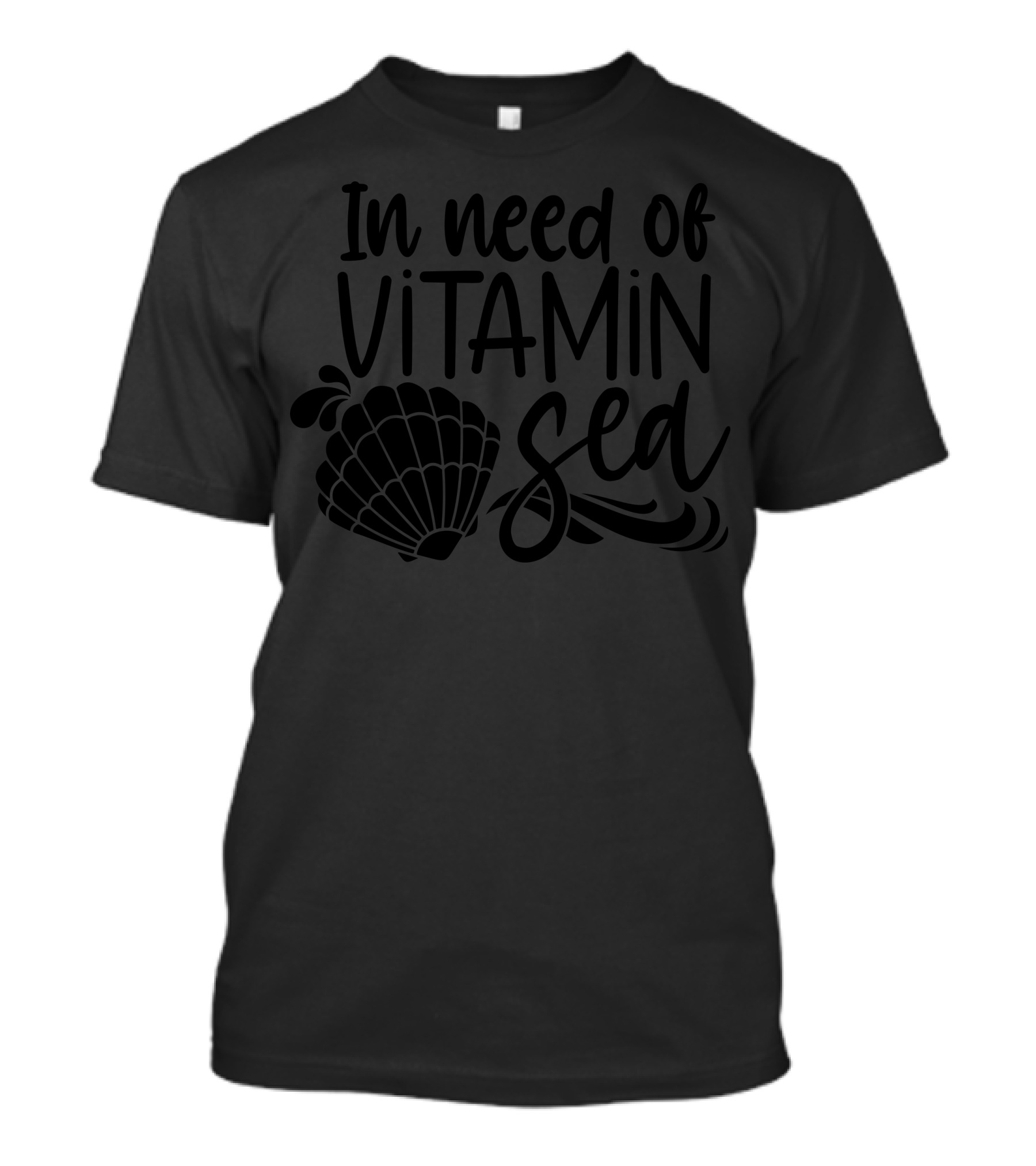 In Need Of Vitamin Sea Shell Waves T-Shirt