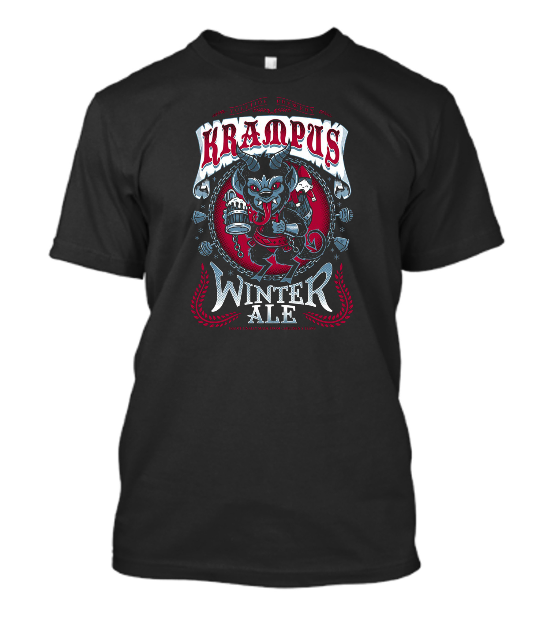 Yuletide Brewery Krampus Winter Ale Tradition Made From Children's Tears T-Shirt