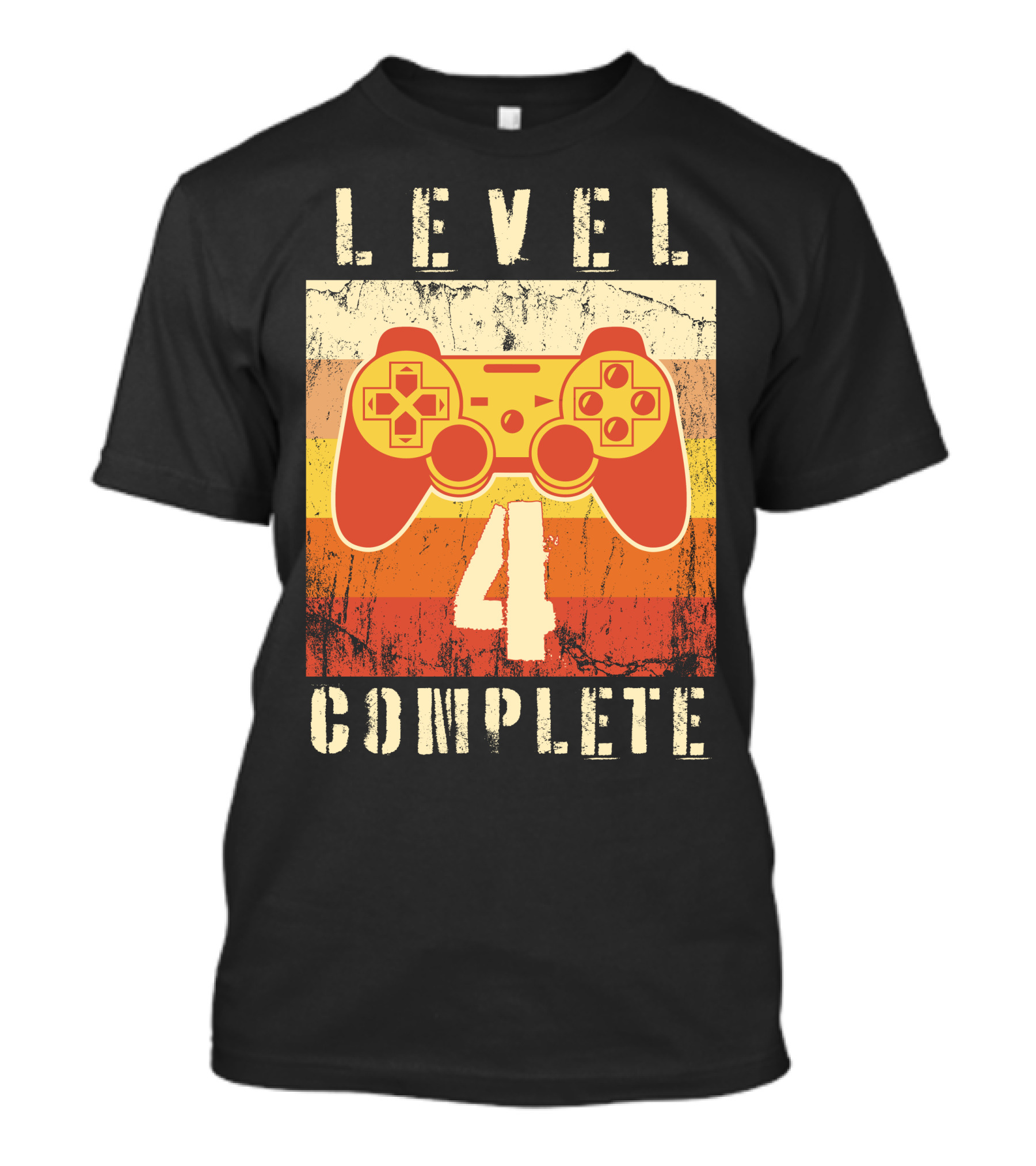 Level 4 Complete Retro Controller T-Shirt