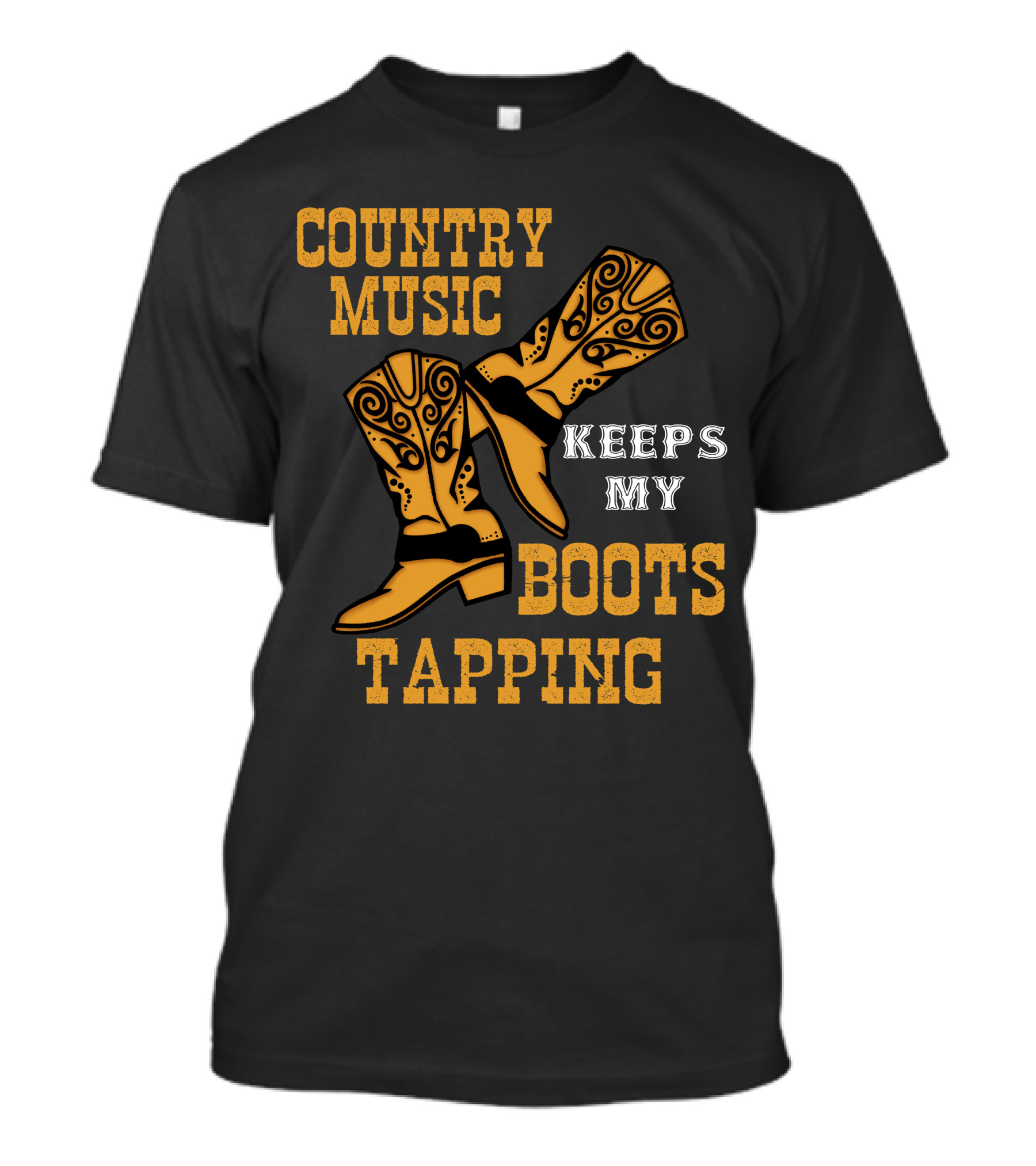 Country Music Keeps My Boots Tapping T-Shirt