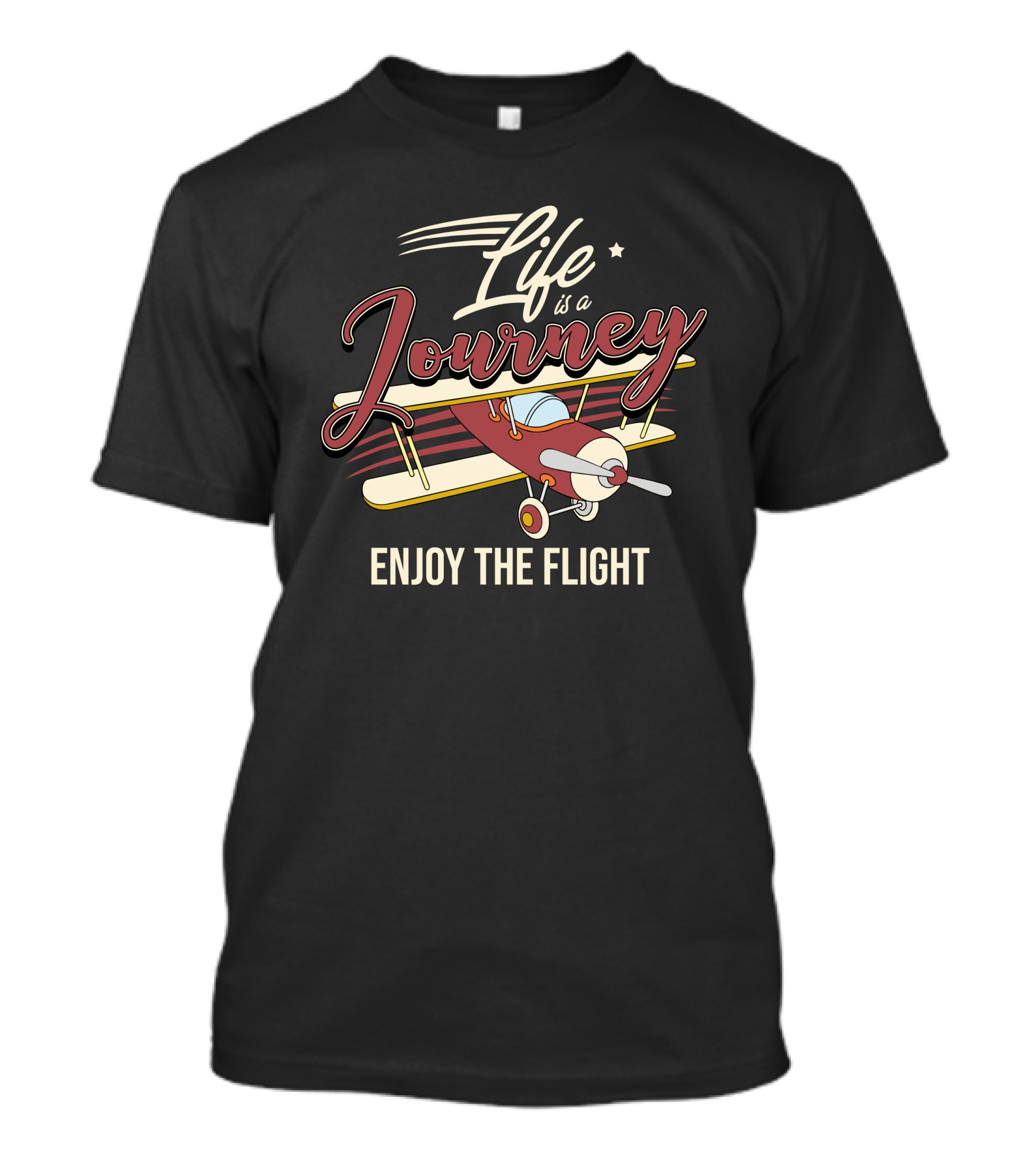 Life Is A Journey Enjoy The Flight Model Aircraft Model Maker T-Shirt
