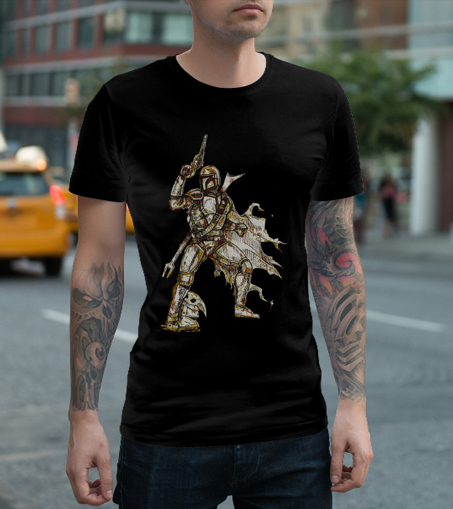 Bounty Hunter Protector Mandalorian Warrior T-Shirt