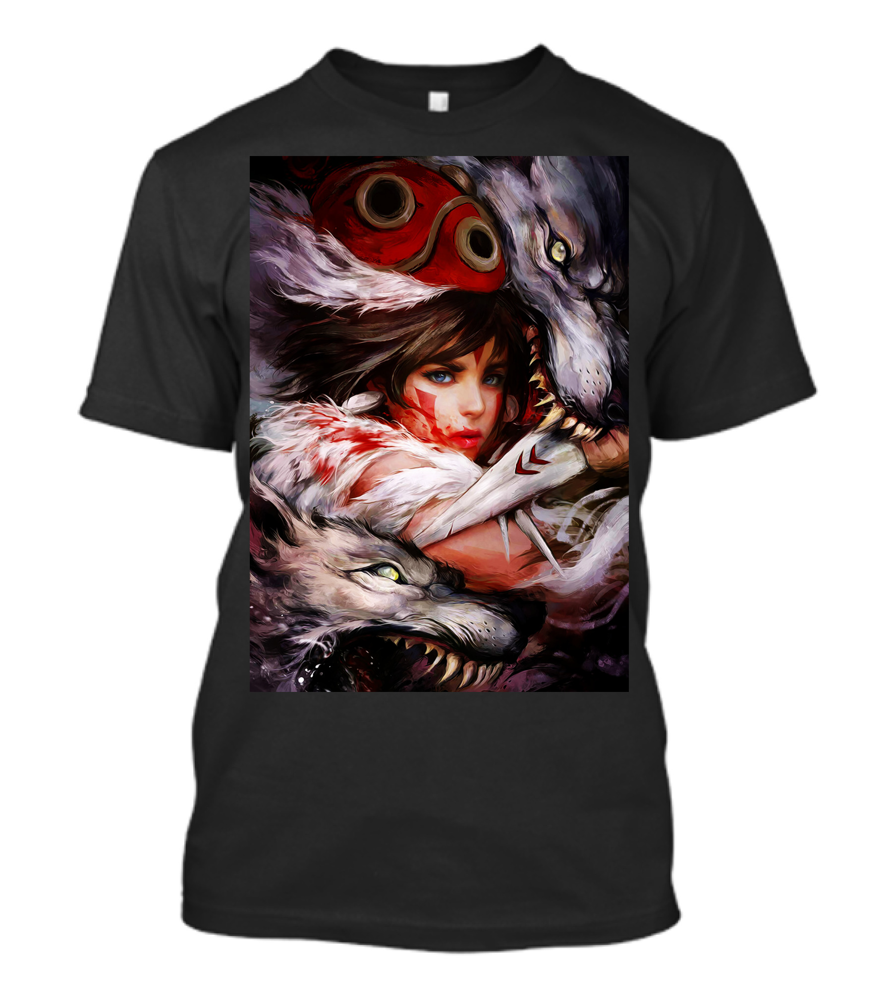 Princess Mononoke Wolf Girl Anime T-Shirt
