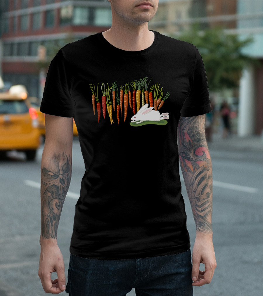 White Rabbit and Vibrant 18 Carrots T-Shirt