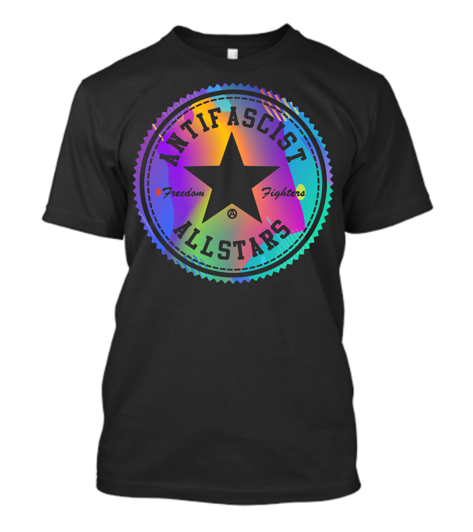 Antifascist Allstars Freedom Fighters Starburst T-Shirt