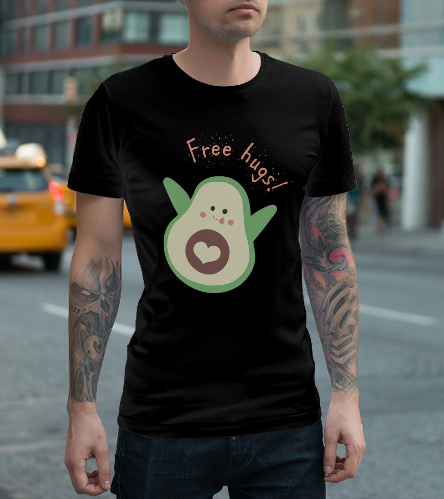 Free Hugs Avocado T-Shirt