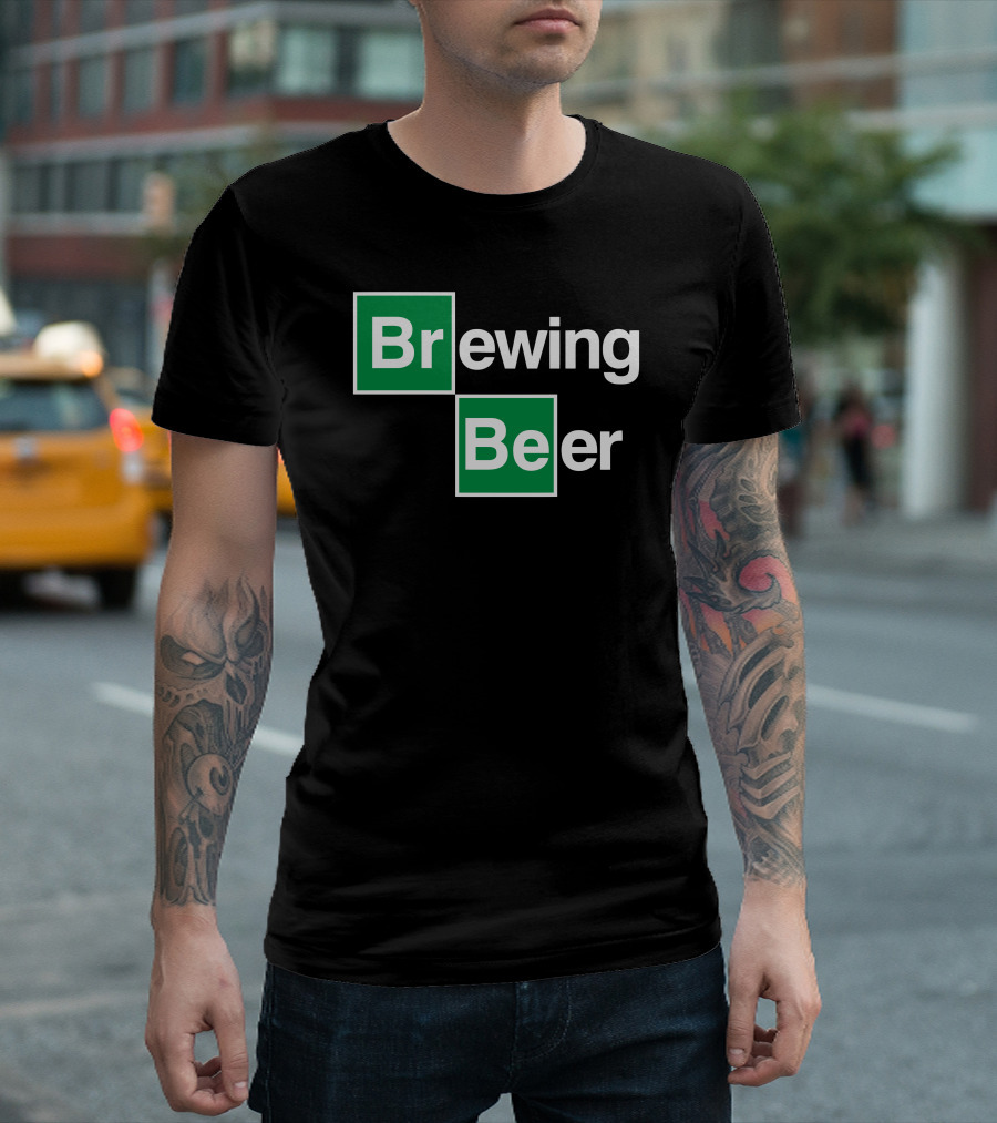 Brewing Beer Breaking Bad Parody Chemistry Elements T-Shirt