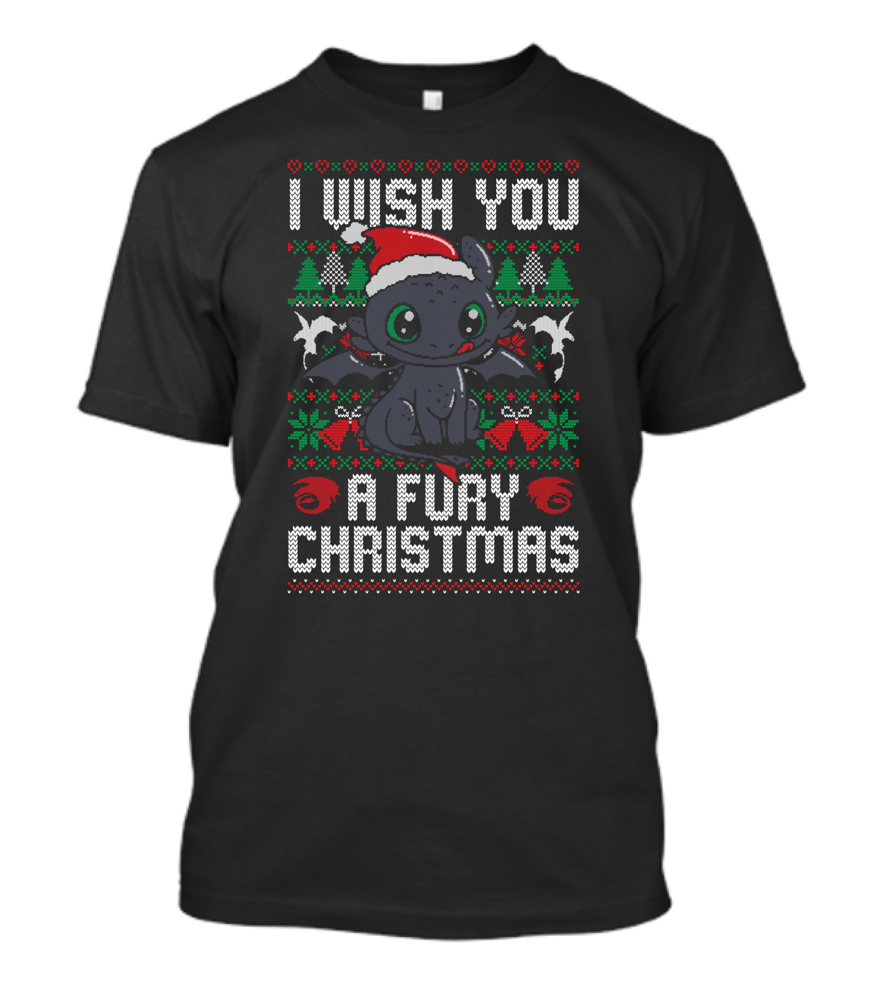 I Wish You A Fury Christmas T-Shirt