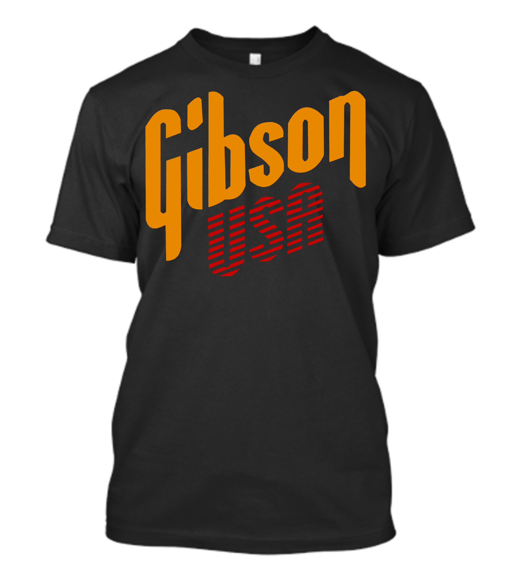 Gibson Usa Classic Vintage-Style Logo T-Shirt