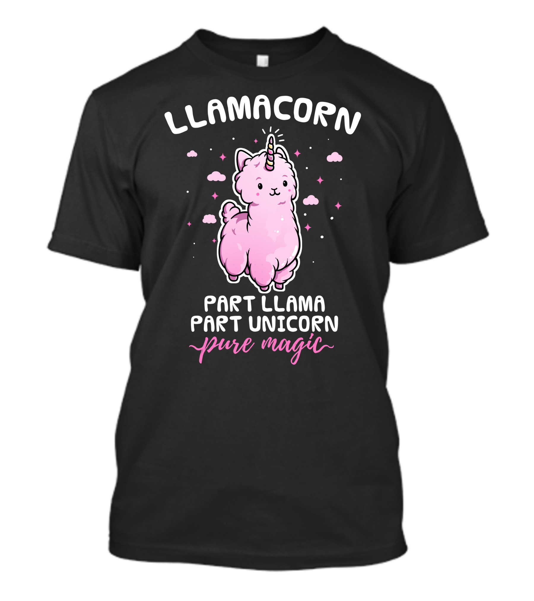 LLAMACORN Part Llama Part Unicorn Pure Magic T-Shirt