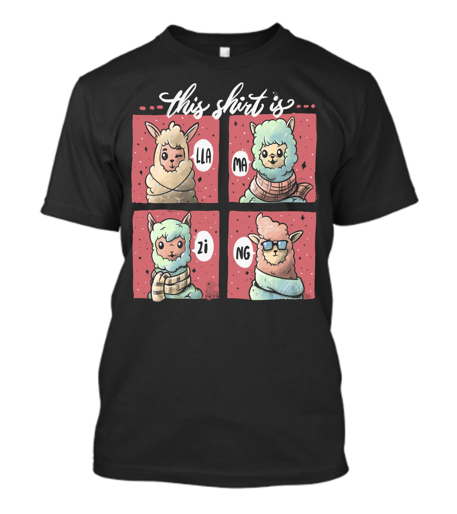 This Shirt Is Llamazing Llama Comic T-Shirt