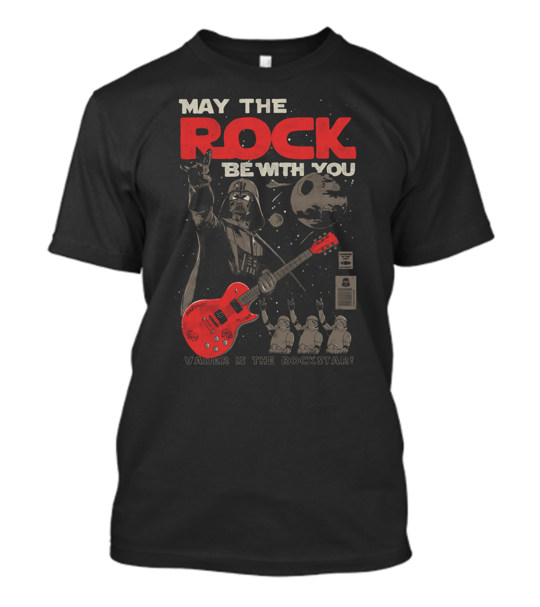 May The Rock Be With You Vader Is The Rockstar T-Shirt