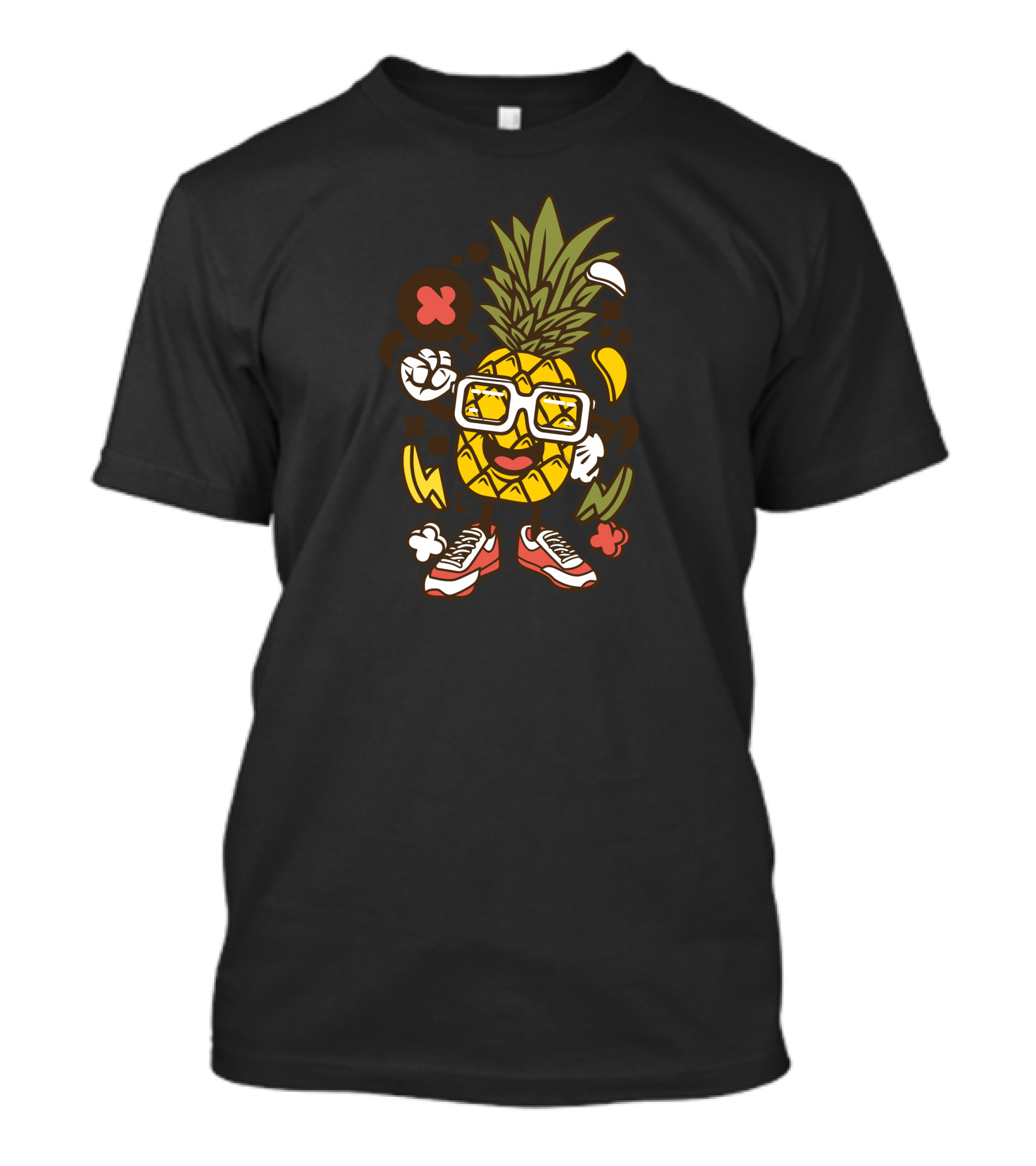 Pinneapple Funky Sneakers Glasses Pineapple Character T-Shirt